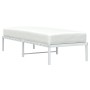 Estructura de cama de metal blanco 80x200 cm de , Camas y somieres - Ref: Foro24-373664, Precio: 62,12 €, Descuento: %