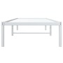 Estructura de cama de metal blanco 80x200 cm de , Camas y somieres - Ref: Foro24-373664, Precio: 62,12 €, Descuento: %