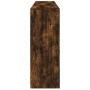 Aparador con luces LED roble ahumado 162x37x100 cm de , Aparadores - Ref: Foro24-3209146, Precio: 278,22 €, Descuento: %
