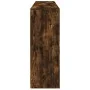 Sideboard with LED lights smoked oak 162x37x100 cm by , Sideboards - Ref: Foro24-3209146, Price: 269,16 €, Discount: %
