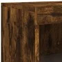 Sideboard with LED lights smoked oak 162x37x100 cm by , Sideboards - Ref: Foro24-3209146, Price: 269,16 €, Discount: %