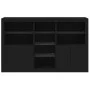 Aparador con luces LED negro 162x37x100 cm de , Aparadores - Ref: Foro24-3209171, Precio: 224,76 €, Descuento: %