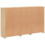 Aparador con luces LED roble Sonoma 162x37x100 cm de , Aparadores - Ref: Foro24-3209144, Precio: 226,79 €, Descuento: %