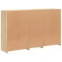 Aparador con luces LED roble Sonoma 162x37x100 cm de , Aparadores - Ref: Foro24-3209144, Precio: 221,09 €, Descuento: %