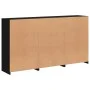 Sideboard mit LED-Leuchten schwarz 181,5x37x100 cm von , Sideboards - Ref: Foro24-3209150, Preis: 233,61 €, Rabatt: %
