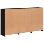 Aparador con luces LED negro 181,5x37x100 cm de , Aparadores - Ref: Foro24-3209178, Precio: 237,97 €, Descuento: %