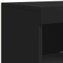 Aparador con luces LED negro 181,5x37x100 cm de , Aparadores - Ref: Foro24-3209178, Precio: 237,97 €, Descuento: %