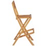 Set mesa y sillas de bar de jardín 3 pzas madera maciza roble de vidaXL, Conjuntos de jardín - Ref: Foro24-44671, Precio: 407...