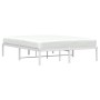Estructura de cama de metal blanca 140x200 cm de , Camas y somieres - Ref: Foro24-373674, Precio: 83,73 €, Descuento: %