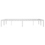 Estructura de cama de metal blanca 140x200 cm de , Camas y somieres - Ref: Foro24-373674, Precio: 83,73 €, Descuento: %