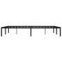 Estructura de cama de metal negro 150x200 cm de , Camas y somieres - Ref: Foro24-373657, Precio: 94,66 €, Descuento: %