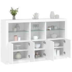 Sideboard mit weißen LED-Leuchten 162x37x100 cm von , Sideboards - Ref: Foro24-3209142, Preis: 236,68 €, Rabatt: %