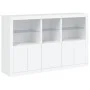 Sideboard with white LED lights 162x37x100 cm by , Sideboards - Ref: Foro24-3209142, Price: 236,68 €, Discount: %