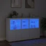 Sideboard with white LED lights 162x37x100 cm by , Sideboards - Ref: Foro24-3209142, Price: 236,68 €, Discount: %