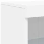 Sideboard with white LED lights 181.5x37x100 cm by , Sideboards - Ref: Foro24-3209149, Price: 241,48 €, Discount: %