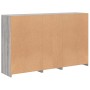 Aparador con luces LED gris Sonoma 162x37x100 cm de , Aparadores - Ref: Foro24-3209175, Precio: 270,35 €, Descuento: %