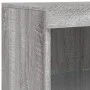 Sideboard with LED lights Sonoma gray 162x37x100 cm by , Sideboards - Ref: Foro24-3209175, Price: 263,05 €, Discount: %