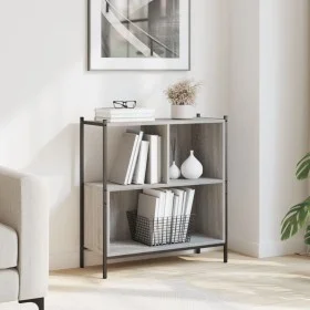 Estantería madera de ingeniería gris Sonoma 72x28x77,5 cm de , Librerías y estanterías - Ref: Foro24-838881, Precio: 51,41 €,...