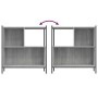 Estantería madera de ingeniería gris Sonoma 72x28x77,5 cm de , Librerías y estanterías - Ref: Foro24-838881, Precio: 52,05 €,...