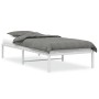 Estructura de cama de metal blanca 90x190 cm de , Camas y somieres - Ref: Foro24-373665, Precio: 55,02 €, Descuento: %