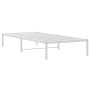 Estructura de cama de metal blanca 90x190 cm de , Camas y somieres - Ref: Foro24-373665, Precio: 55,02 €, Descuento: %