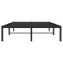 Estructura de cama de metal negro 120x190 cm de , Camas y somieres - Ref: Foro24-373652, Precio: 90,94 €, Descuento: %