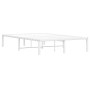Estructura de cama de metal blanca 120x200 cm de , Camas y somieres - Ref: Foro24-373671, Precio: 75,84 €, Descuento: %