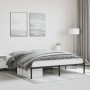 Estructura de cama de metal negro 180x200 cm de , Camas y somieres - Ref: Foro24-373659, Precio: 92,70 €, Descuento: %