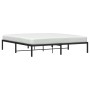 Estructura de cama de metal negro 180x200 cm de , Camas y somieres - Ref: Foro24-373659, Precio: 92,70 €, Descuento: %