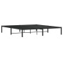 Estructura de cama de metal negro 180x200 cm de , Camas y somieres - Ref: Foro24-373659, Precio: 92,70 €, Descuento: %