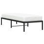 Estructura de cama de metal negro 80x200 cm de , Camas y somieres - Ref: Foro24-373646, Precio: 59,73 €, Descuento: %
