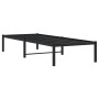 Estructura de cama de metal negro 80x200 cm de , Camas y somieres - Ref: Foro24-373646, Precio: 59,73 €, Descuento: %