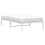 Estructura de cama metal blanca 100x190 cm de , Camas y somieres - Ref: Foro24-373667, Precio: 56,77 €, Descuento: %