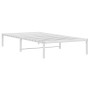 Estructura de cama metal blanca 100x190 cm de , Camas y somieres - Ref: Foro24-373667, Precio: 56,77 €, Descuento: %