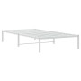 Estructura de cama metal blanca 100x190 cm de , Camas y somieres - Ref: Foro24-373667, Precio: 56,77 €, Descuento: %