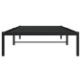 Estructura de cama de metal negro 100x200 cm de , Camas y somieres - Ref: Foro24-373650, Precio: 61,12 €, Descuento: %
