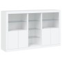 Aparador con luces LED blanco 162x37x100 cm de , Aparadores - Ref: Foro24-3209170, Precio: 247,78 €, Descuento: %