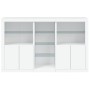 Aparador con luces LED blanco 162x37x100 cm de , Aparadores - Ref: Foro24-3209170, Precio: 247,78 €, Descuento: %
