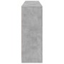 Aparador con luces LED gris hormigón 162x37x100 cm de , Aparadores - Ref: Foro24-3209145, Precio: 216,90 €, Descuento: %