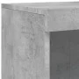 Aparador con luces LED gris hormigón 162x37x100 cm de , Aparadores - Ref: Foro24-3209145, Precio: 210,89 €, Descuento: %