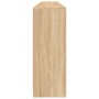 Aparador con luces LED roble Sonoma 162x37x100 cm de , Aparadores - Ref: Foro24-3209172, Precio: 212,78 €, Descuento: %