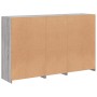 Aparador con luces LED gris Sonoma 162x37x100 cm de , Aparadores - Ref: Foro24-3209147, Precio: 284,27 €, Descuento: %