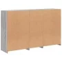 Aparador con luces LED gris Sonoma 162x37x100 cm de , Aparadores - Ref: Foro24-3209147, Precio: 278,07 €, Descuento: %