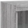 Aparador con luces LED gris Sonoma 162x37x100 cm de , Aparadores - Ref: Foro24-3209147, Precio: 278,07 €, Descuento: %