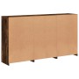 Aparador con luces LED roble ahumado 181,5x37x100 cm de , Aparadores - Ref: Foro24-3209153, Precio: 273,97 €, Descuento: %