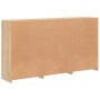Aparador con luces LED roble Sonoma 181,5x37x100 cm de , Aparadores - Ref: Foro24-3209179, Precio: 211,94 €, Descuento: %