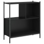 Estantería madera de ingeniería negro 72x28x77,5 cm de , Librerías y estanterías - Ref: Foro24-838878, Precio: 52,05 €, Descu...