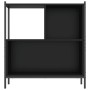 Estantería madera de ingeniería negro 72x28x77,5 cm de , Librerías y estanterías - Ref: Foro24-838878, Precio: 52,05 €, Descu...