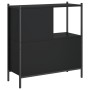 Estantería madera de ingeniería negro 72x28x77,5 cm de , Librerías y estanterías - Ref: Foro24-838878, Precio: 52,05 €, Descu...