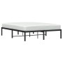 Estructura de cama de metal negro 140x200 cm de , Camas y somieres - Ref: Foro24-373656, Precio: 88,60 €, Descuento: %